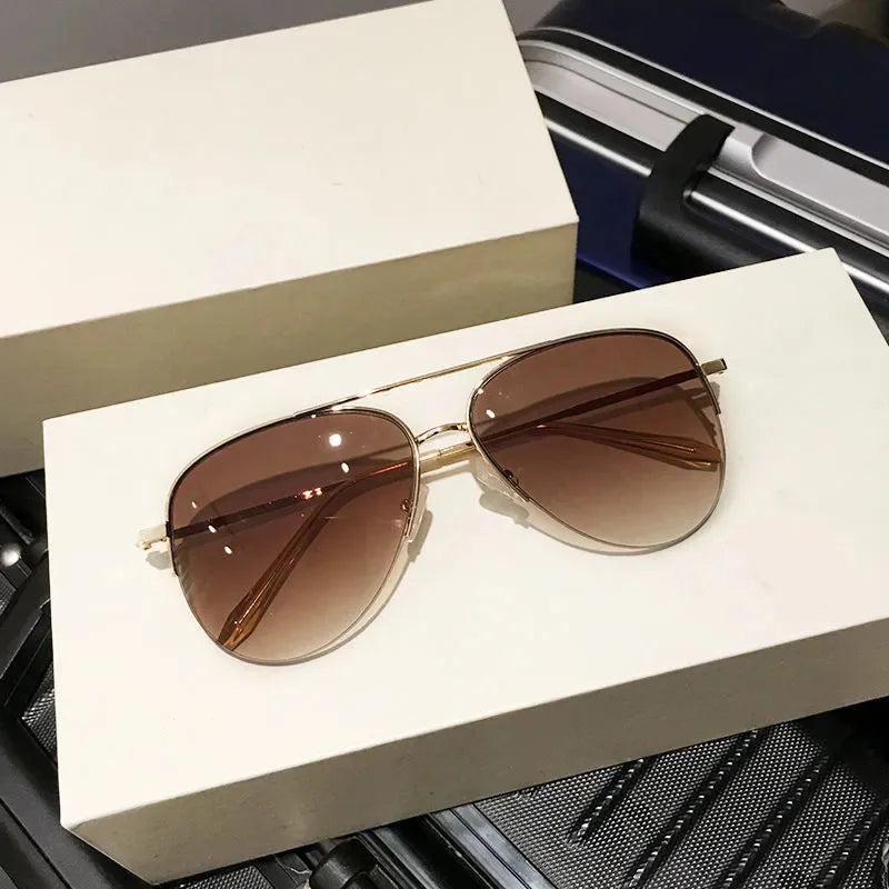 Sunglasses for men, high-end polarized sunglasses for driving, large frame toad mirror, large face sunshade glasses for women