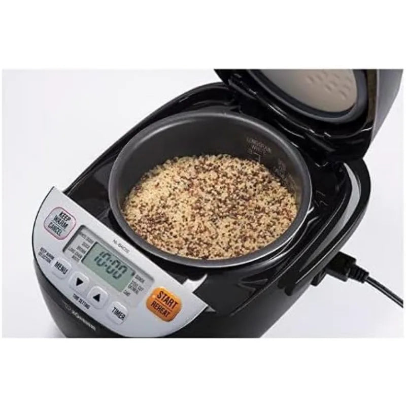 Zojirushi NL-BAC05SB Micom Rice Cooker & Warmer, Silver Black