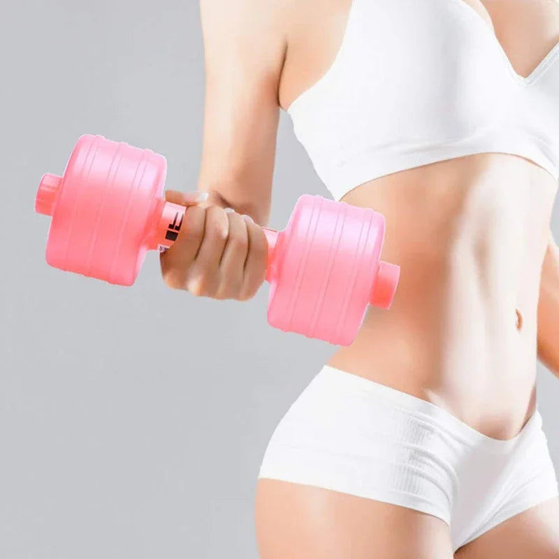 2Pcs Fitness Gym Equipment for Home Fitness Equipment for Home Gym Weight Sports Equipment 1kg Water Dumbbells Random Color