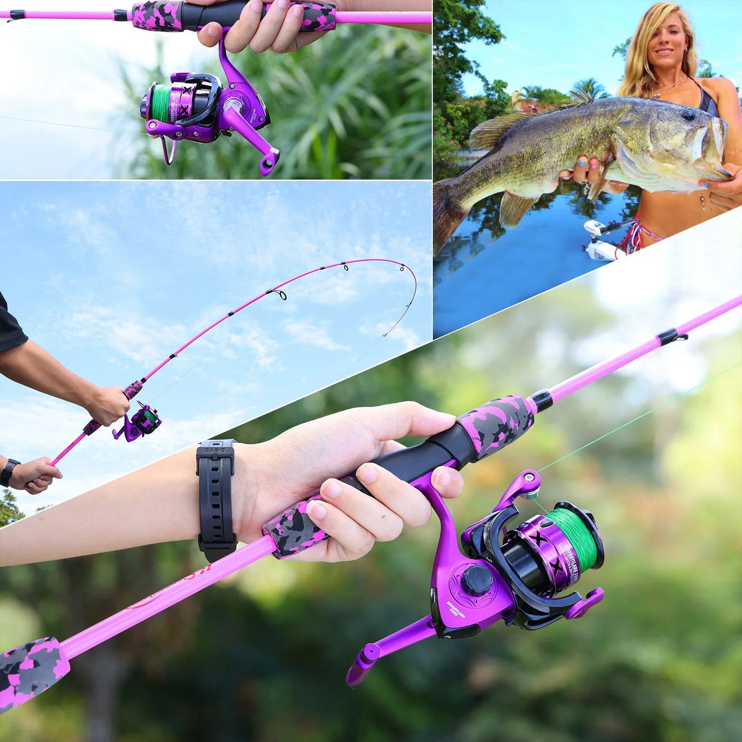 Sougayilang Spinning Fishing Rod 1000-3000 Size Max Drag 15kg Carp Fishing Reel Ultralight Metal Frame Smooth and Tough Fishing