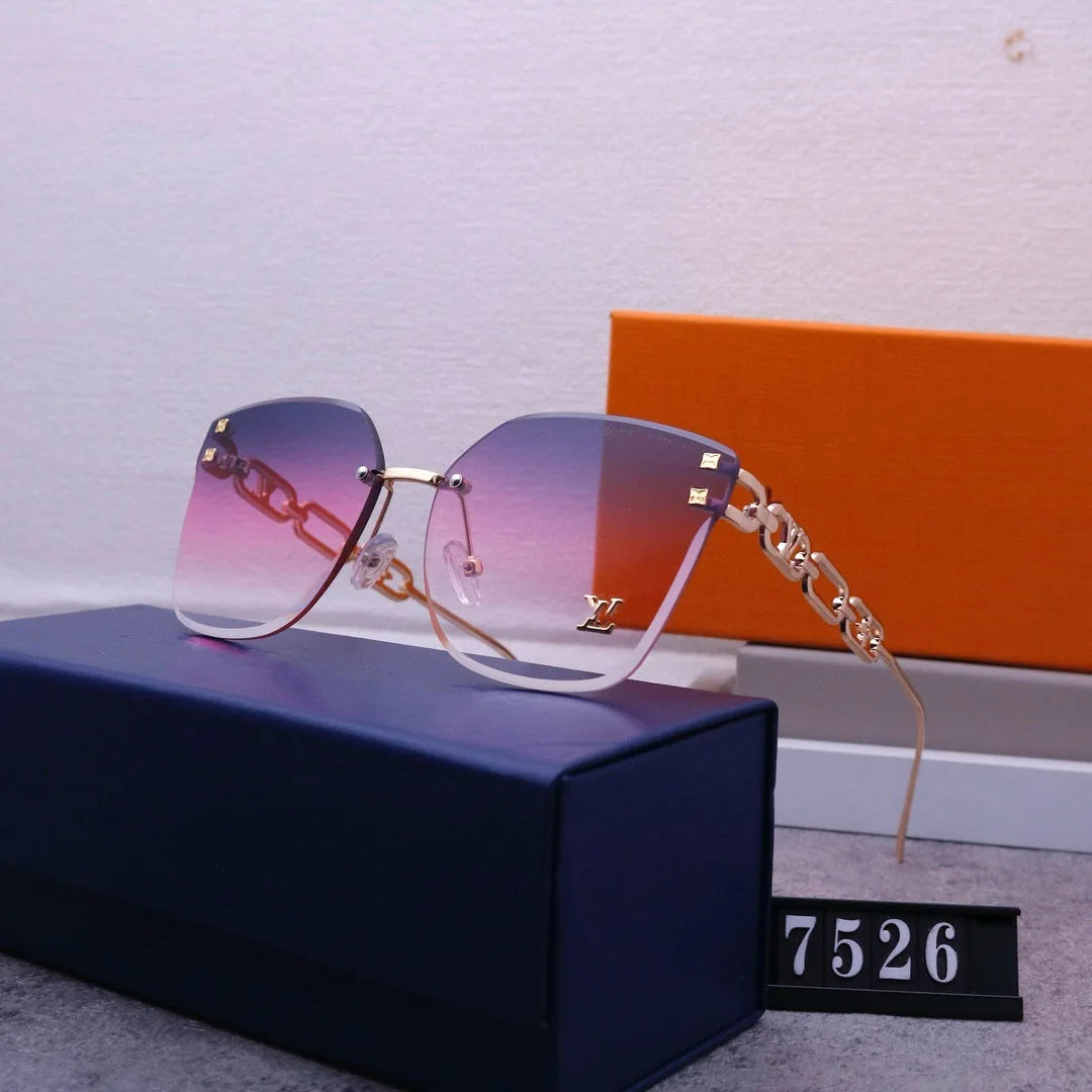 New popular men's and women's sunglasses, fashionable, trendy, personalized, high beauty, travel, sun protection