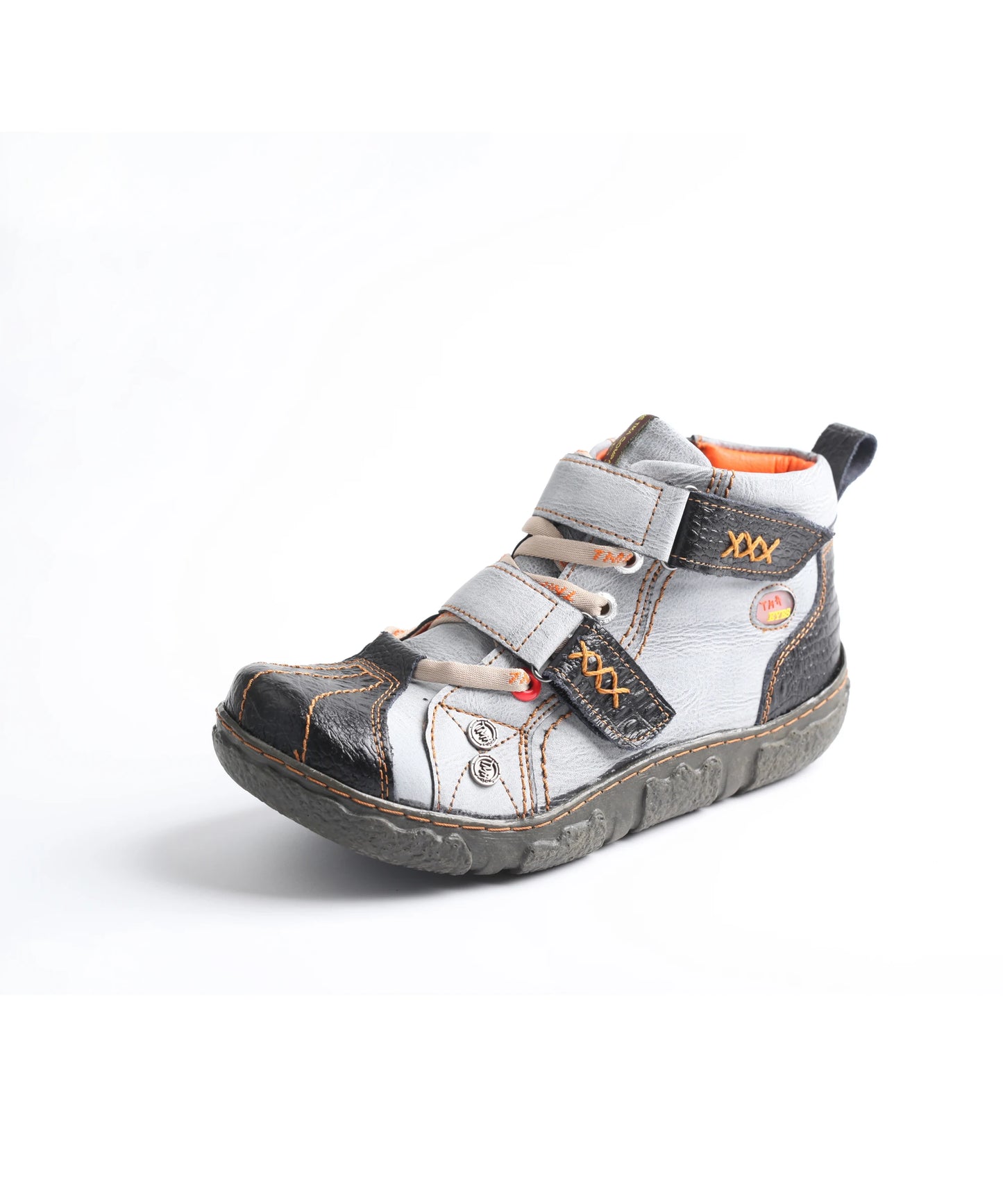 TMA EYES Women's Ankle Boots Spring Autumn Wash PU Leather Fashion Footwear for Ladies