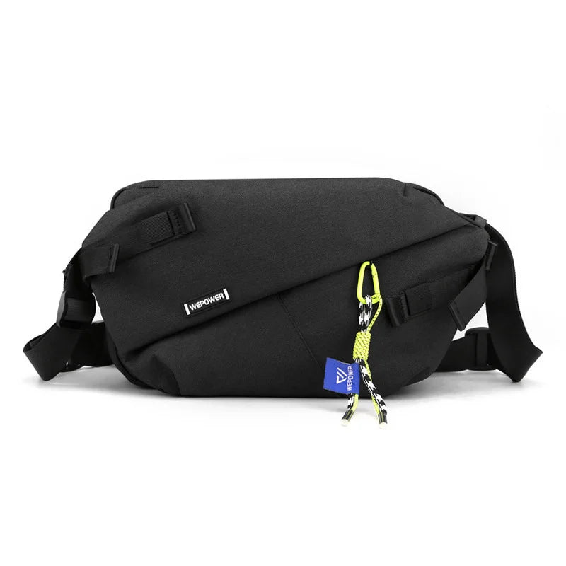 Men's Large Messenger Bag - Adjustable crossbody bag for commuting and riding at the gym, tactical all-round shoulder bag-tan