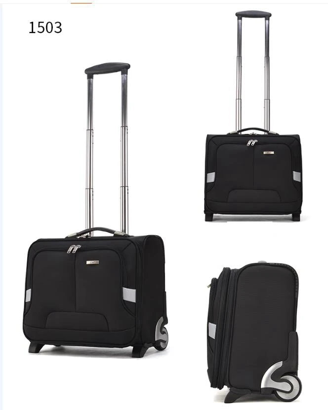 Men boarding case spinner Suitcase Laptop Rolling luggage bag on wheels softside men travel Trolley Bag Travel luggage suitcase