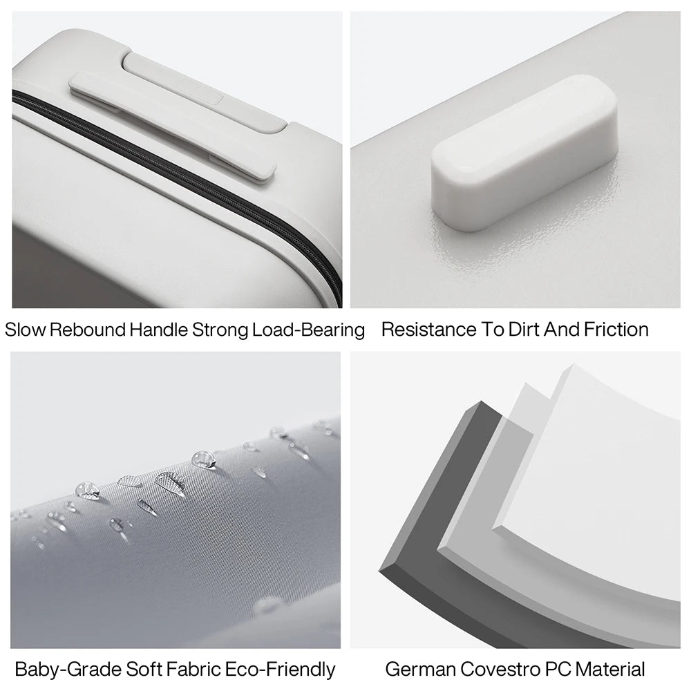 Mixi Patent Design Travel Luggage Women Men Suitcase On Wheels Spinner Trolley Case Bag 18" Carry On 20" 24" Check In 100% PC