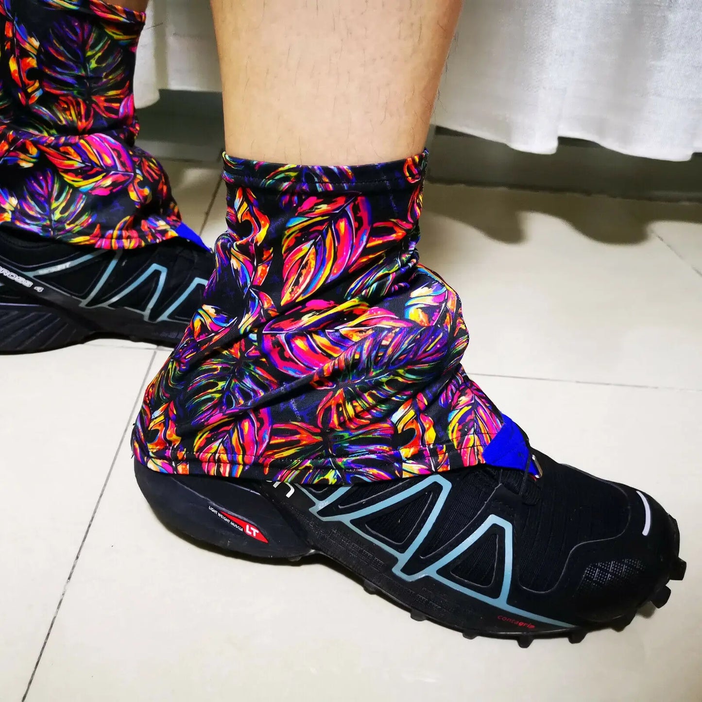 Breathable Low Trail Running Leg Gaiters, Ankle Protection, Anti-Tear Shoes, Hiking Cover