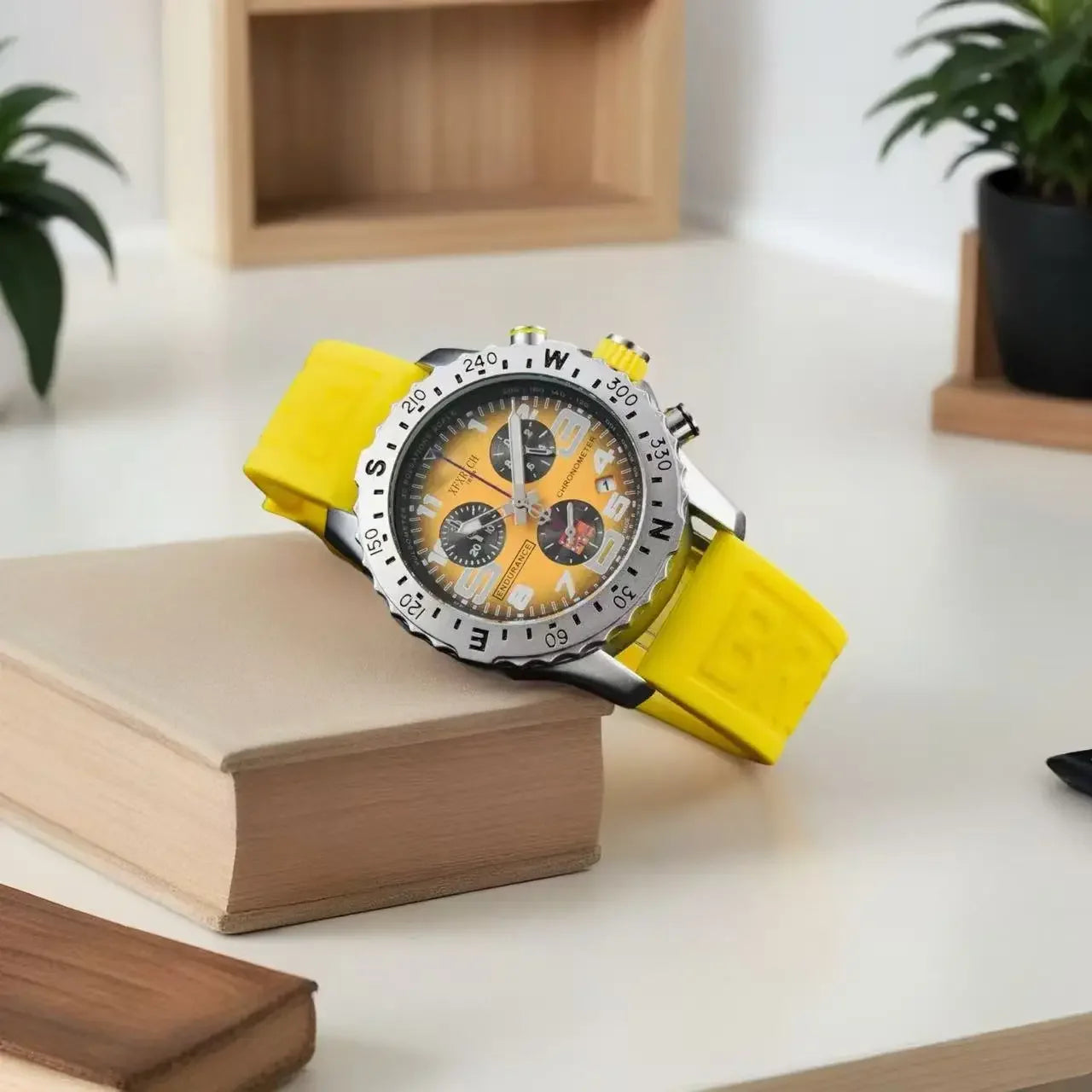 Men's Luxury Business Chronograph Watch - Multi-Function Quartz, Durable Date AAA+ Quality, Professional Style