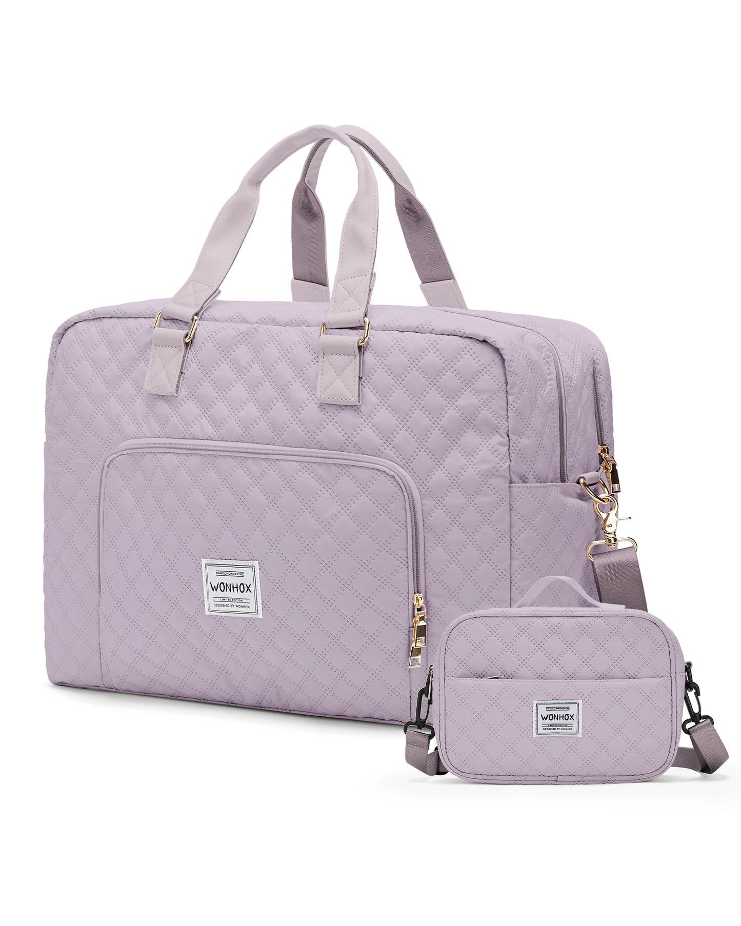 Travel Bag for Woman ,Carry On Foldable Travel Bag,Weekender Overnight Bag,Simple Women's Clothing Backpack Luggage Handbag,blue