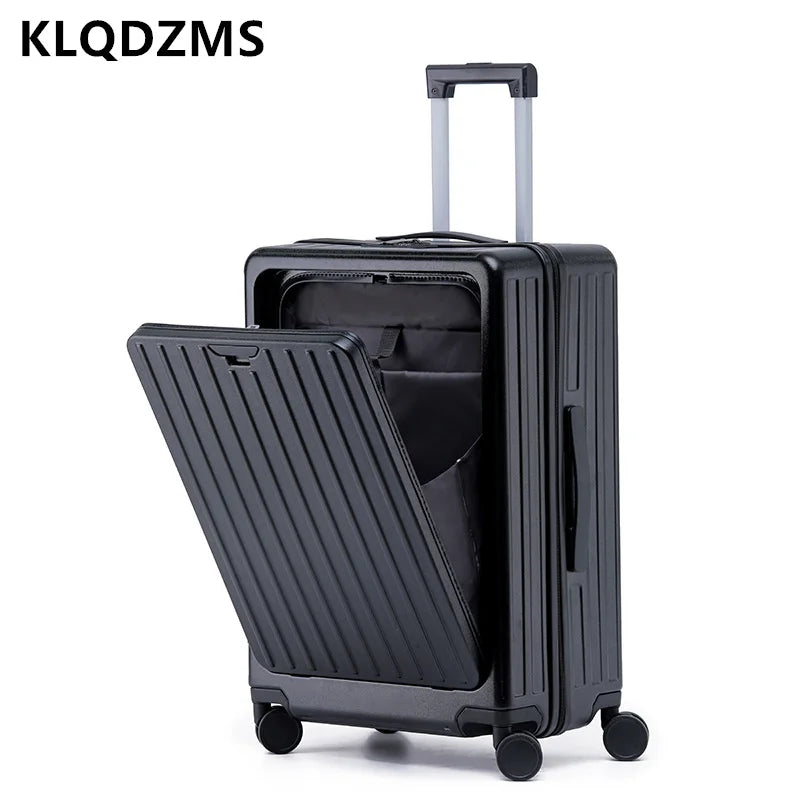 KLQDZMS 20"22"24"26 Inch Luggage New Universal Multifunctional Business Trolley Case Boarding Box with Wheels Rolling Suitcase