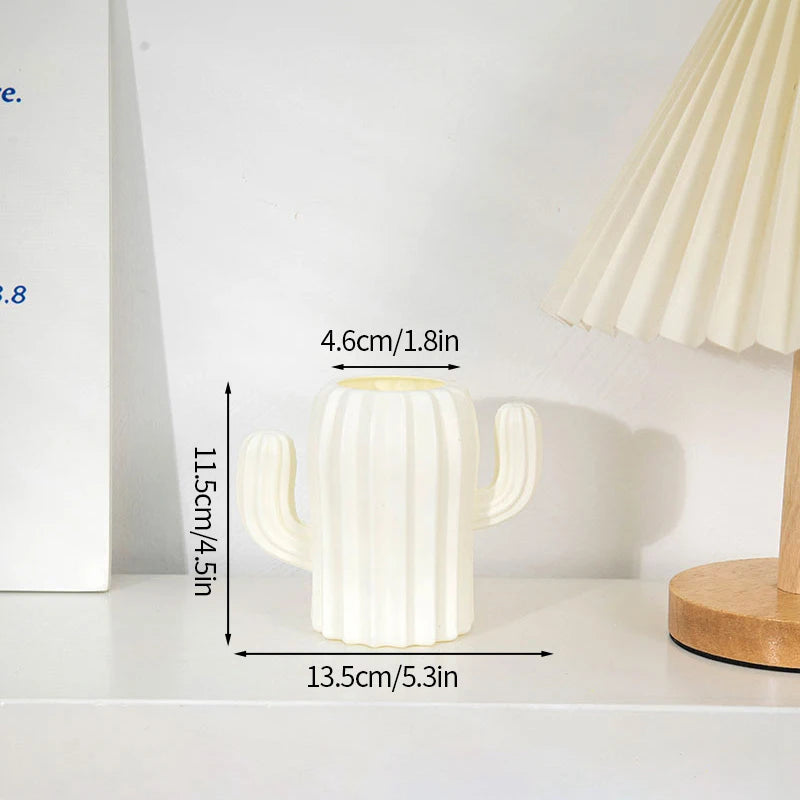 Modern Flower Vase Plastic Plants Pot White Imitation Ceramic Flower Vases Flower Arrangement Home Living Room Wedding Decor