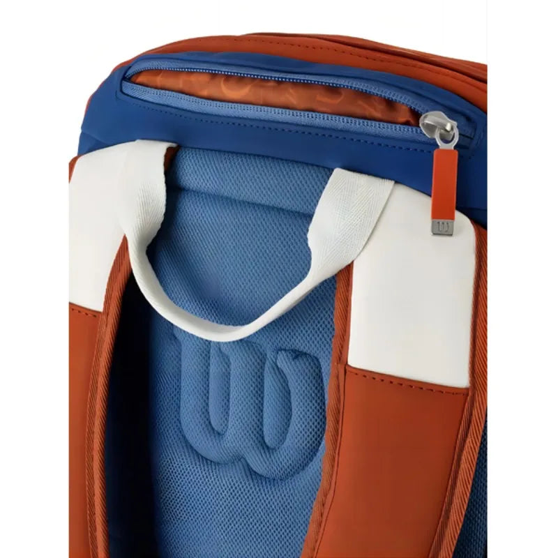 French Open Collaboration Tennis Bag Large Capacity Backpack for Unisex Casual Outdoor Sports Fitness Bag Badminton Backpack