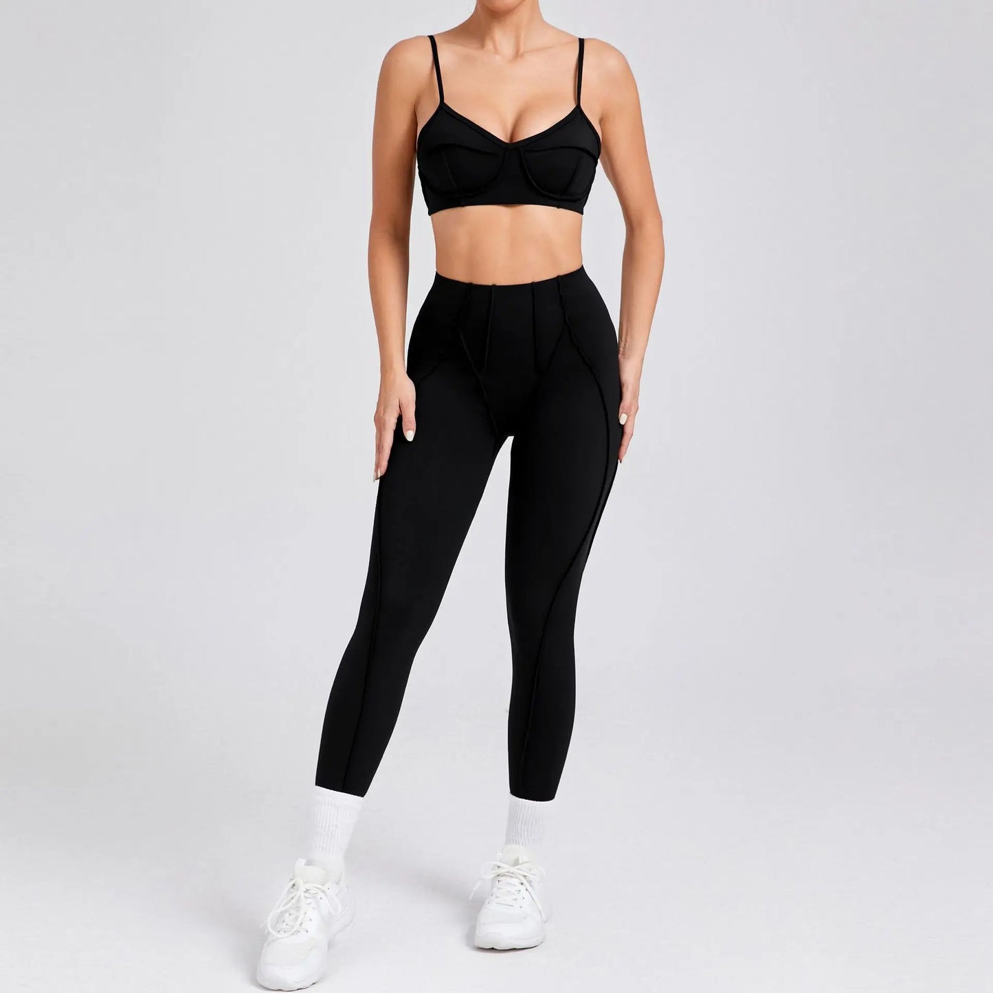 New Stereoscopic Aesthetics Athletic Wear Women Yoga Set Workout Outfit Yoga Sportswear Legging Sports Bra Gym Clothes Yoga Suit