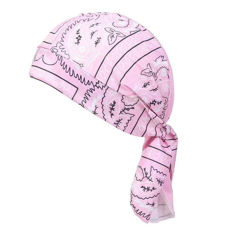 Paisley Printed Headscarf Man Women Scarf Summer Spring Cycling Pirate Hat Outdoor Fashion Motorcycle Hip-Hop Hiking Headband