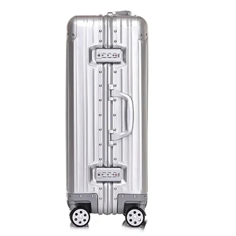 Fashion Case 20“24''26''29 Inch Aluminum Suitcase Alloy Trolley Case Universal Luggage Men Women's Travel Offers With Wheels