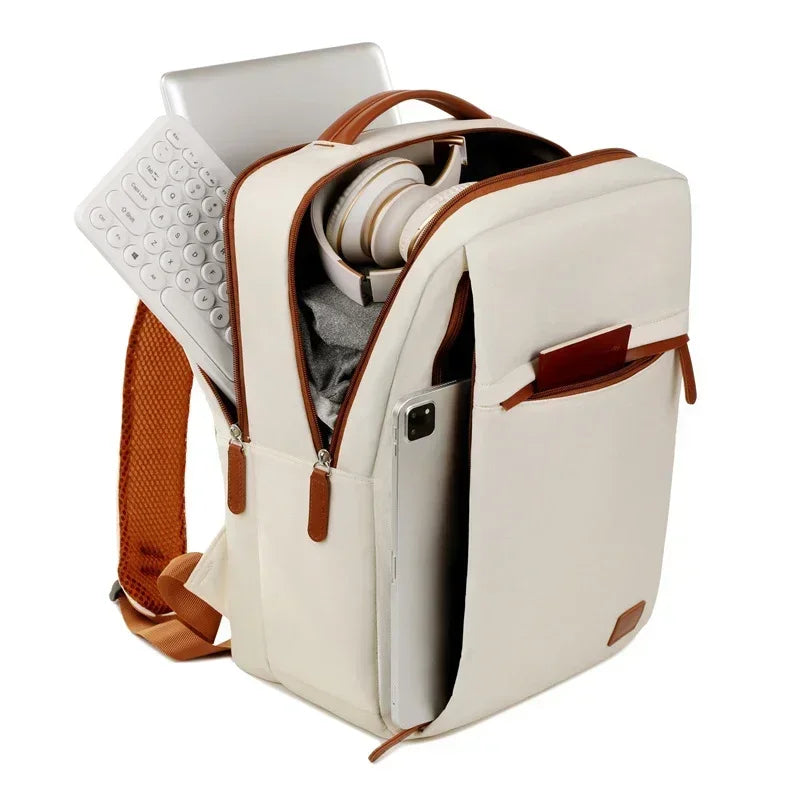 Women's Large Capacity Travel Backpack Business Laptop Bag with USB Charging Port School Backpack for Teacher Laptop Compartment