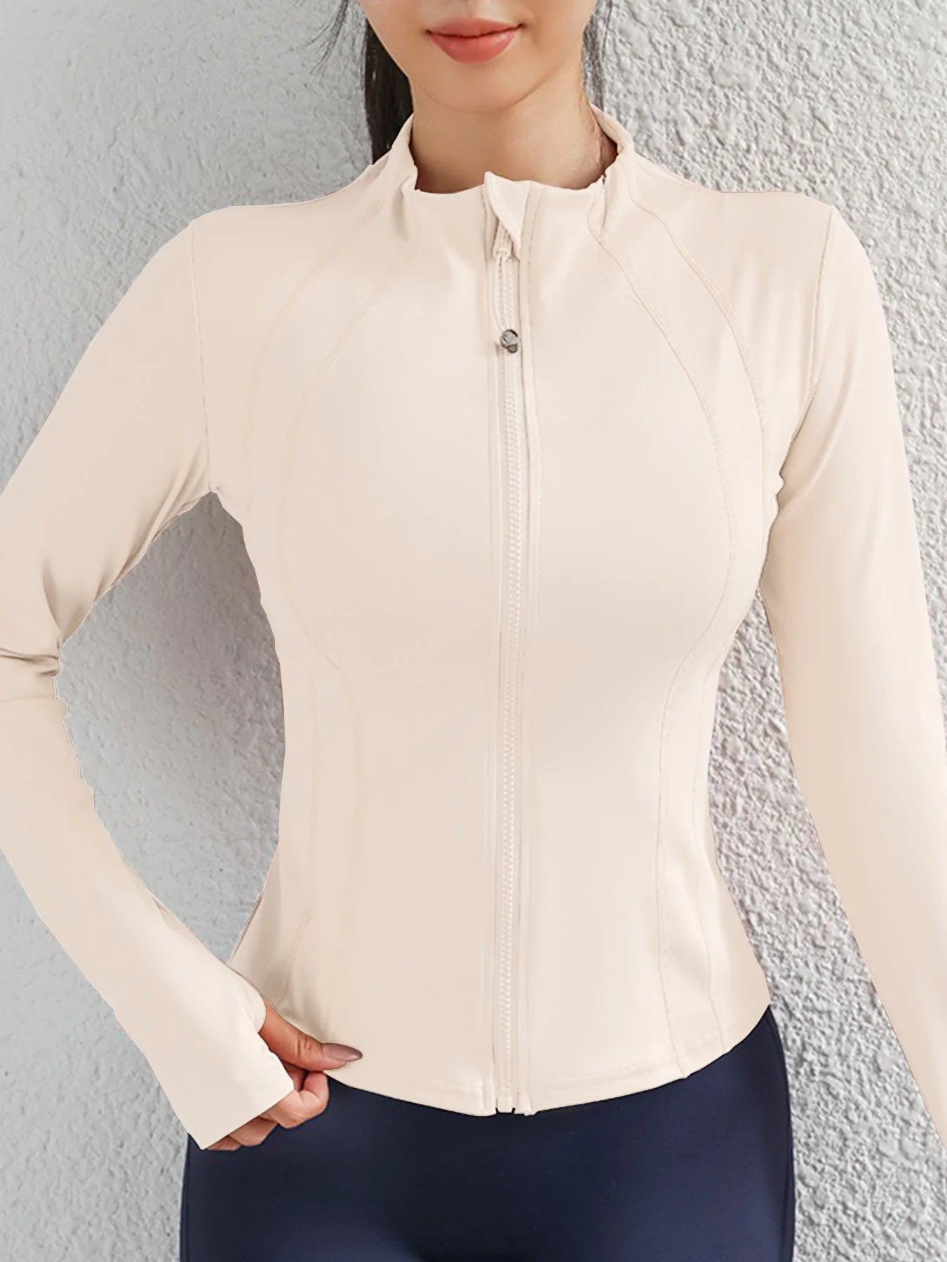 Yoga Clothes Windbreaker Sportswear Woman Running Long Sleeve Sweatshirt Sports Jackets Top Women Workout Tops Activewear