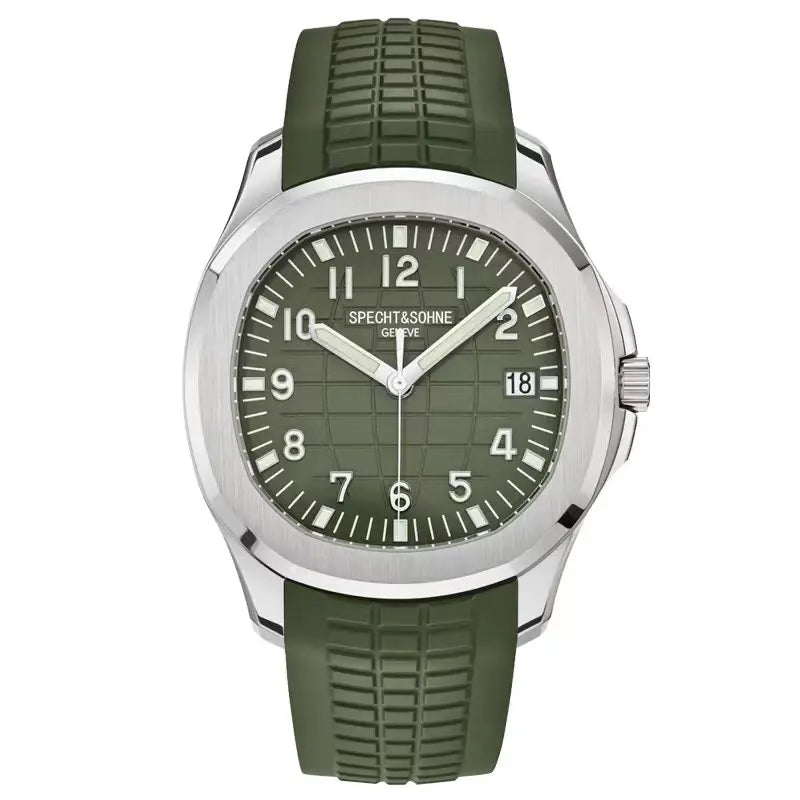 2025 New Men's Watches Automatic Mechanical Watch Luxury Brand Specht&Sohne Sport Watch For Men Rubber Strap Relogio Masculino