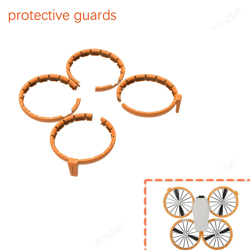 Accessories Kit for DJI Flip Landing Gear Lens Cap Propeller Guard Cage Holder Filter RC 2 Controller Silicone Case bag