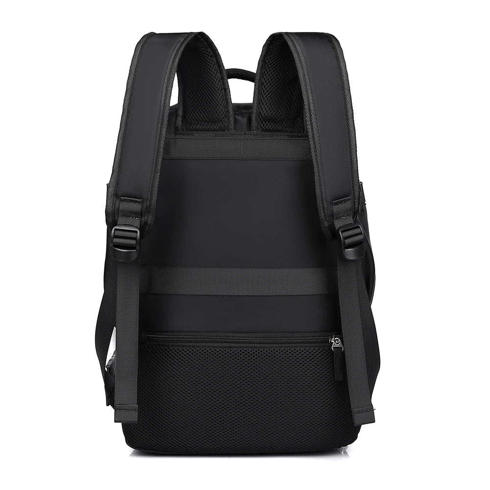 Laptop Travel Backpack,with Adjustable Straps, Shoe Compartment and USB Charging Port - Perfect for School and Work Travel