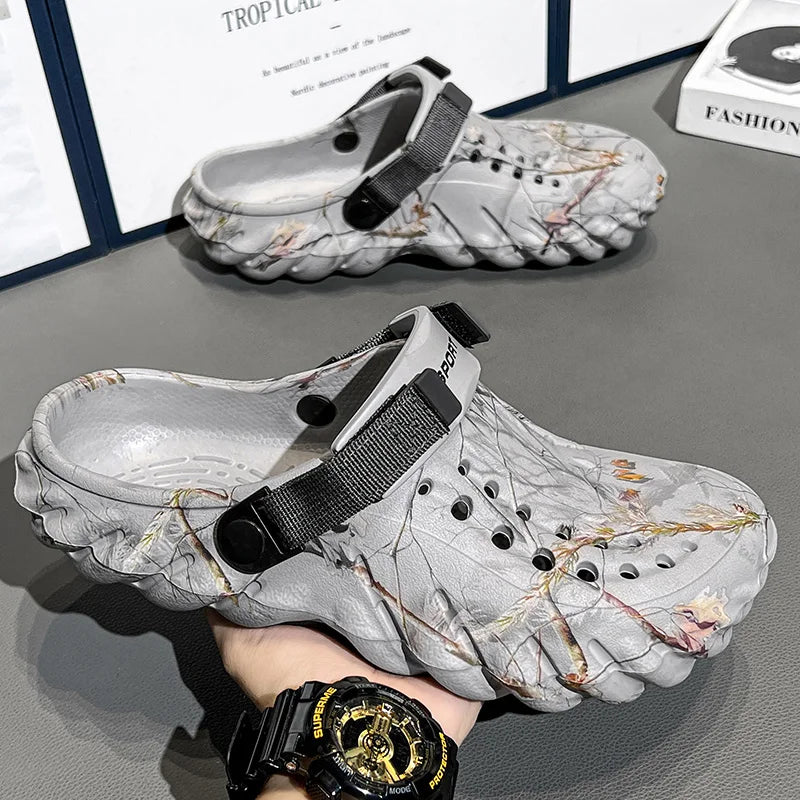 2025 New Hiking Hiking Non-slip Breathable Men's Large Size Sandals Summer Men's Beach Sandals Hiking Shoes