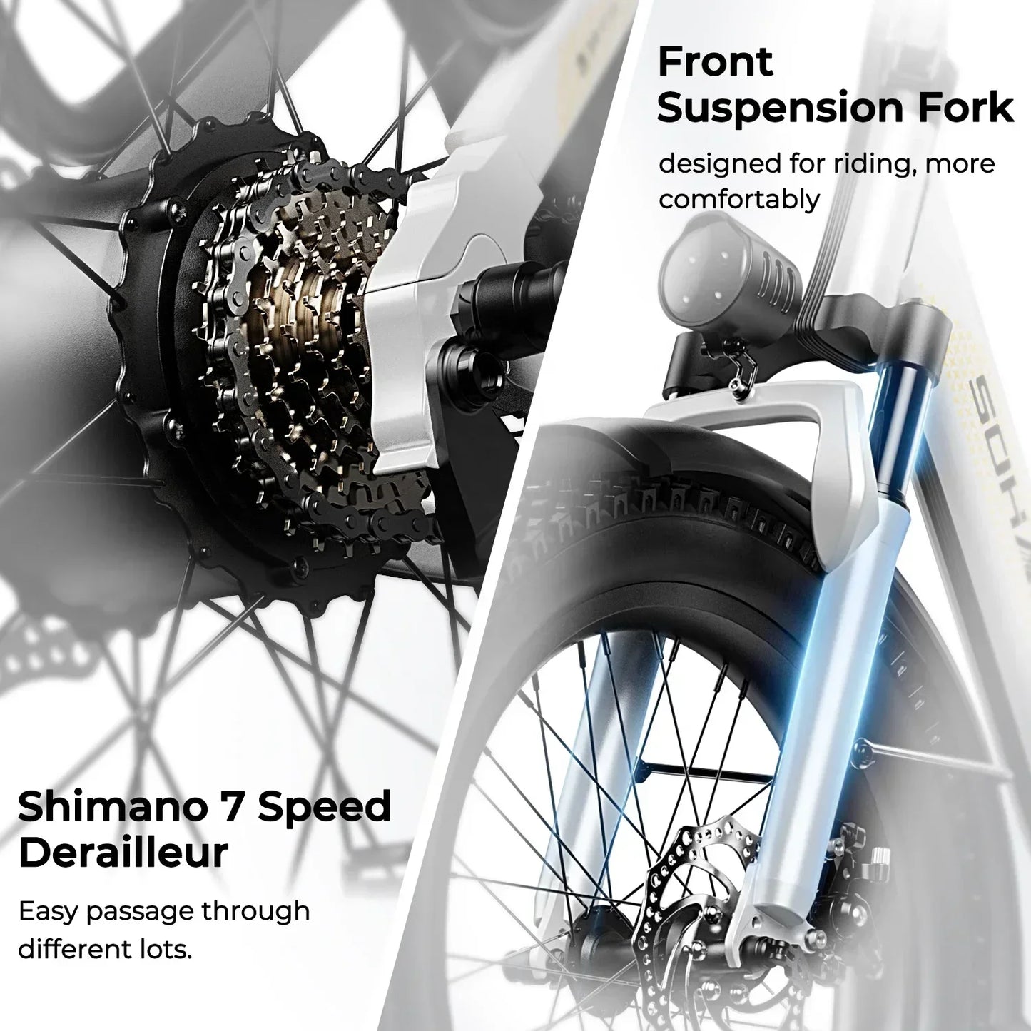 Ebike S3 750W 20Ah 48V Lithium Battery Electric Bicycle Hub Motor Adult Women's Electric Bicycle Suitable for Beach City