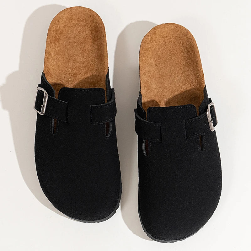 Men's Toe-Toe Slippers, Fashionable and Versatile, Thick-Soled, Wear-Resistant, Soft-Soled, Slip-On Casual Sandals