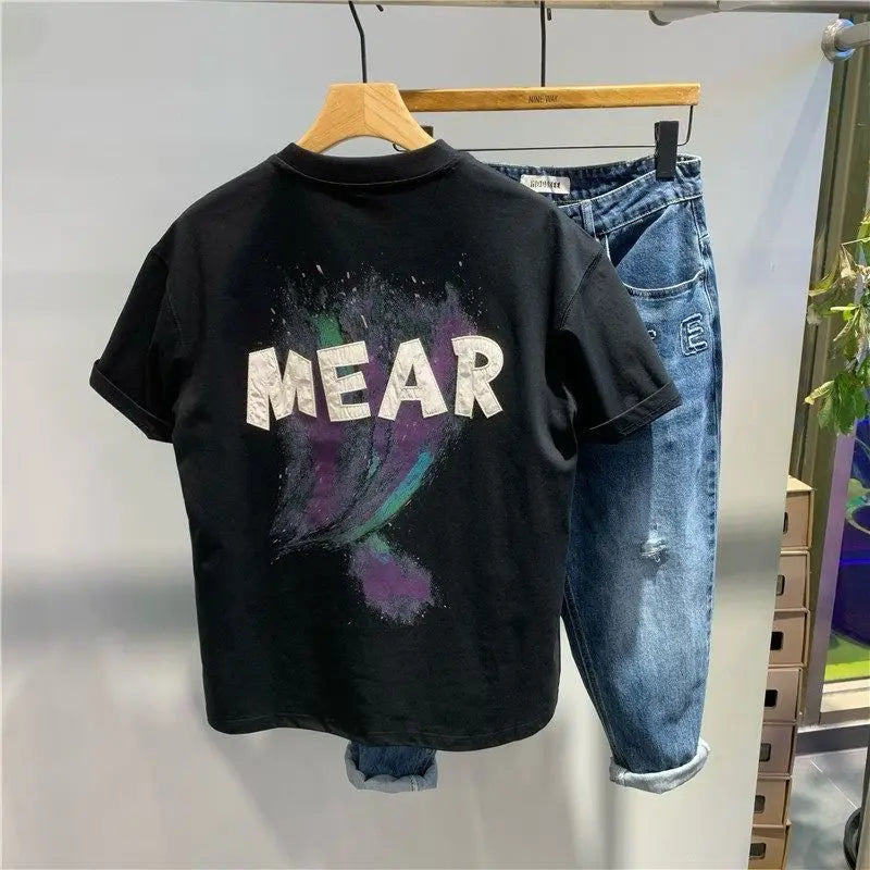 Men's Clothing Luxury Short Sleeve T-Shirt Summer Fashion High-End Comfortable Breathable Streetwear Everyday Fashion