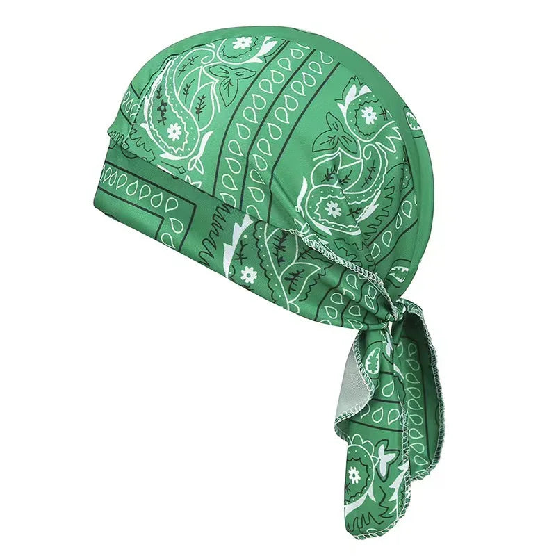 Paisley Printed Headscarf Man Women Scarf Summer Spring Cycling Pirate Hat Outdoor Fashion Motorcycle Hip-Hop Hiking Headband