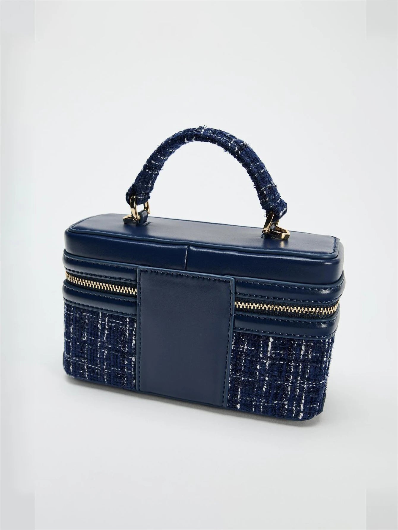Women's bag 2024 autumn and winter new small square bag with hard single shoulder cross-body portable fashion box bag women