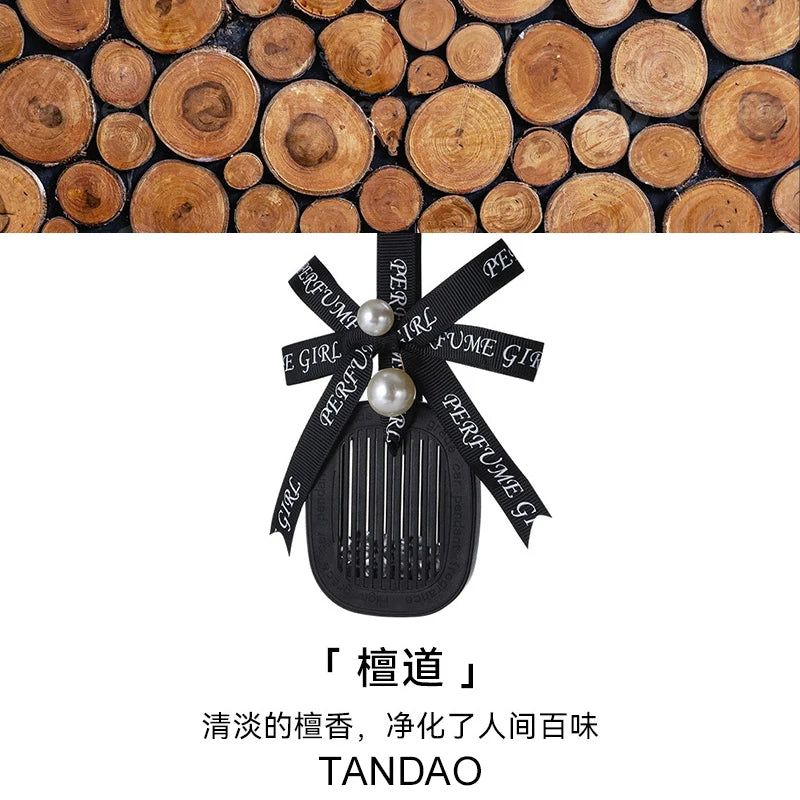 Car Fragrance Diffuser Natural Scented Car Perfume Pendant Decorate long-lasting aromatherapy fragrance piece car deodorization