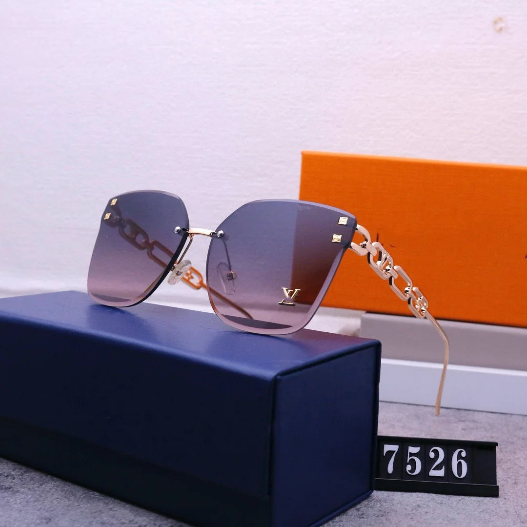 New popular men's and women's sunglasses, fashionable, trendy, personalized, high beauty, travel, sun protection