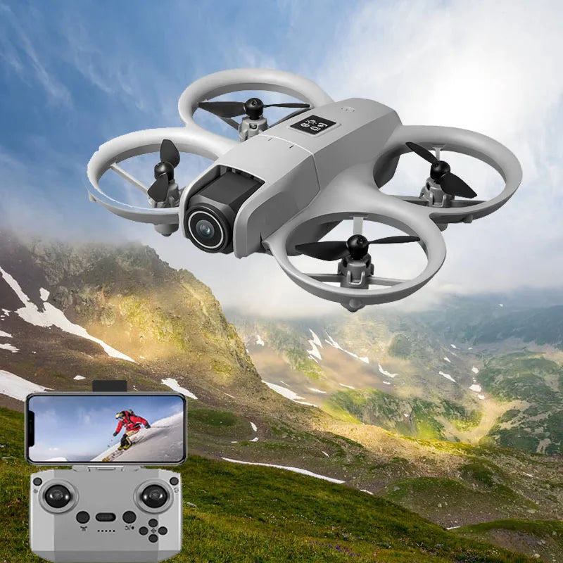 New H21 Mini Drone Rotating Colorful Light Quadcopter Drone RC Aircraft Airplane Toy 4k camera drones Kid Gift Toys UFO