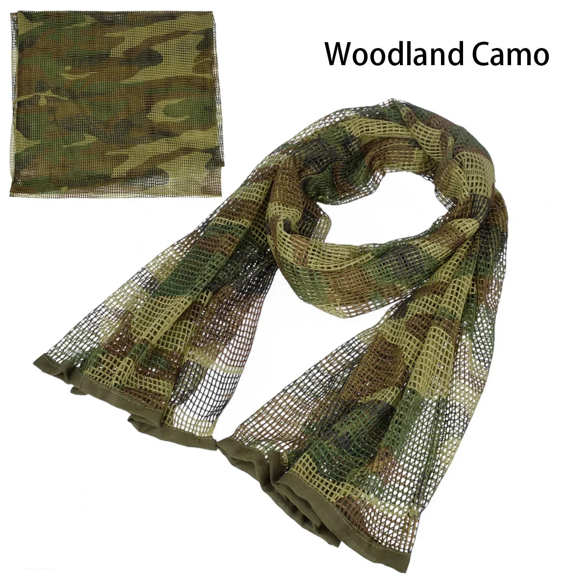 Camouflage Netting Tactical Mesh Net Camo Scarf Sports Hunting Shooting Wild Photography Sniper Camo Mesh Hiking Scarves