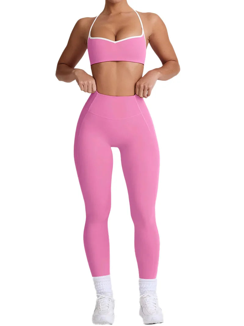 2025 Yoga Wear Suit High Waist Lift Yoga Clothes Women Slimming And Tight Suspenders Beauty Back Exercise Underwear For Yoga