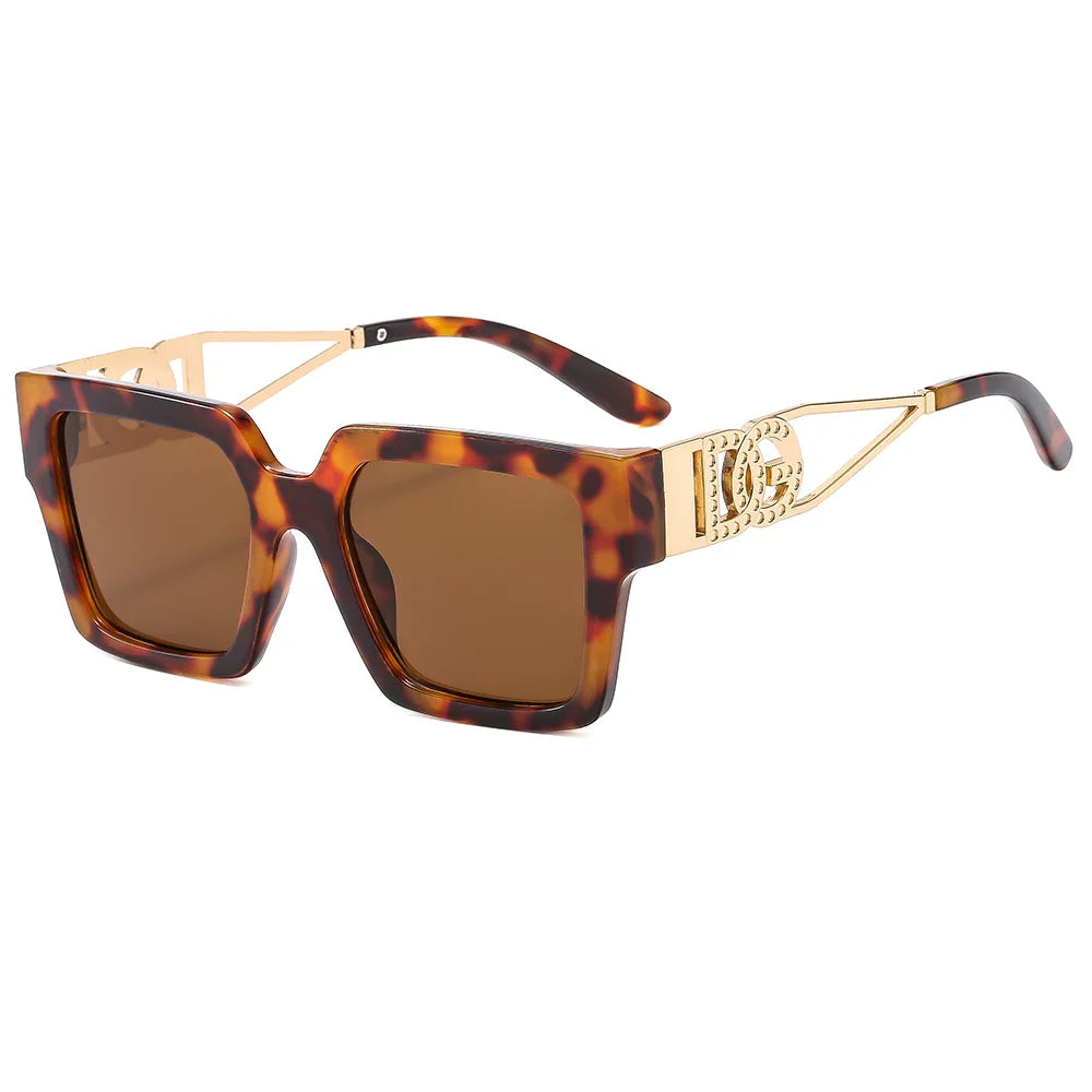 Men's D Sunglasses Women Men Luxury Brand High Quality Square Sun Glasses Ladies Unisex UV400 Vintage Glasses Eyewear 2025