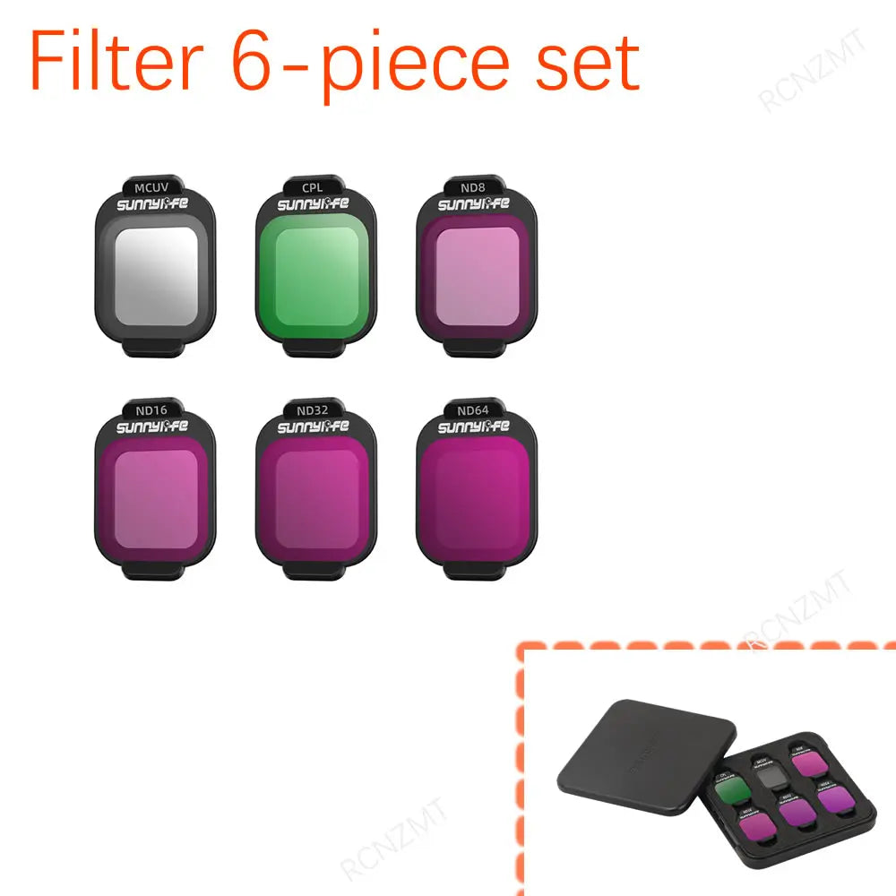 Accessories Kit for DJI Flip Landing Gear Lens Cap Propeller Guard Cage Holder Filter RC 2 Controller Silicone Case bag