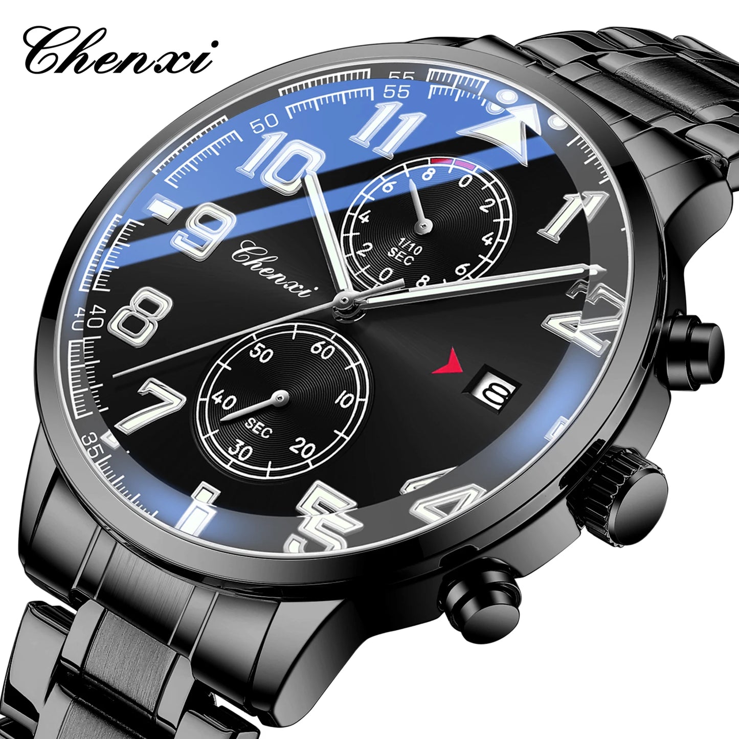 NEW Fashion Multifunction Men for Watches Top Brand Casual Sports Waterproof Wristwatch Chronograph Calendar Men's Watch Gifts