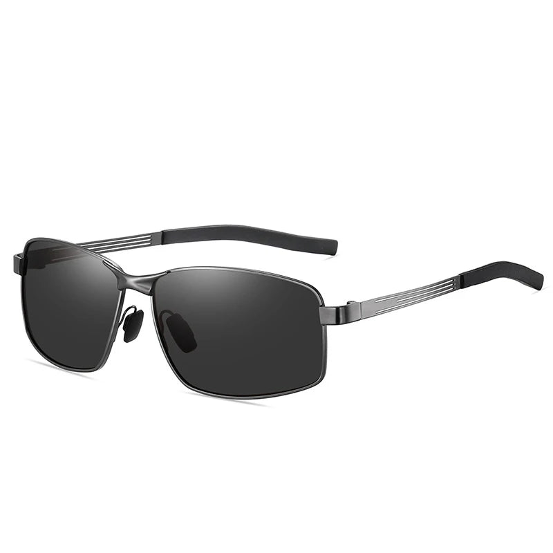 New Mens Polarized Sunglasses Metal Frame Driving Sun Glasses Men Shades Vintage Luxury Brand Designer Night-vision Goggles 2025
