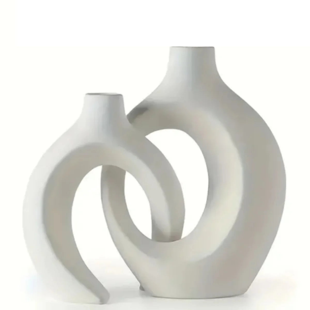 2pc ceramic vase artwork, living room bedroom study cafe and other decorations, Christmas gifts.