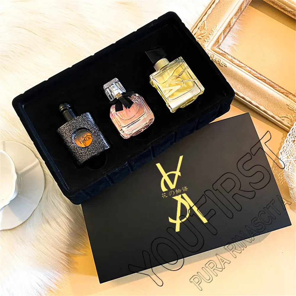 New Private Brand Perfume Women 30ml 3pcs Gift Box Set Club De Nuit Perfumes De Mujer Plant Floral Scent Spray Parfum Pour Femme