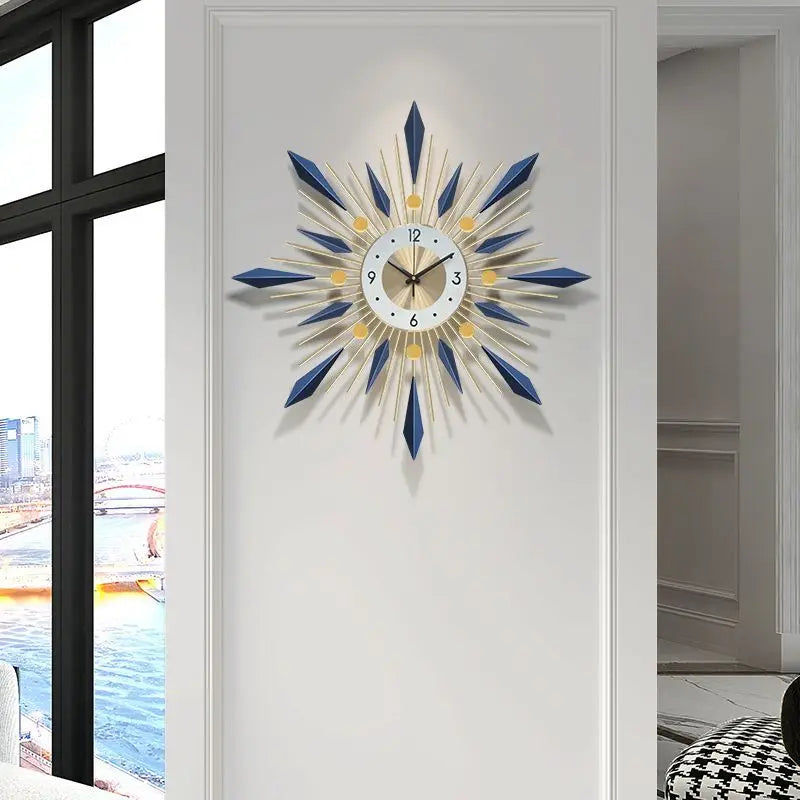 Luxury Wall Clocks Modern Scandi & Oriental Styles - Wrought Iron for Living Room, Bedroom, Dining