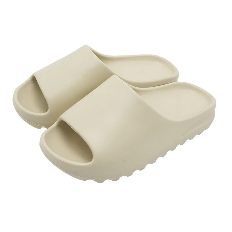 Super Soft EVA Sole Summer Slippers for Men Comfortable Bathroom Home Slides Couple Beach Sandals