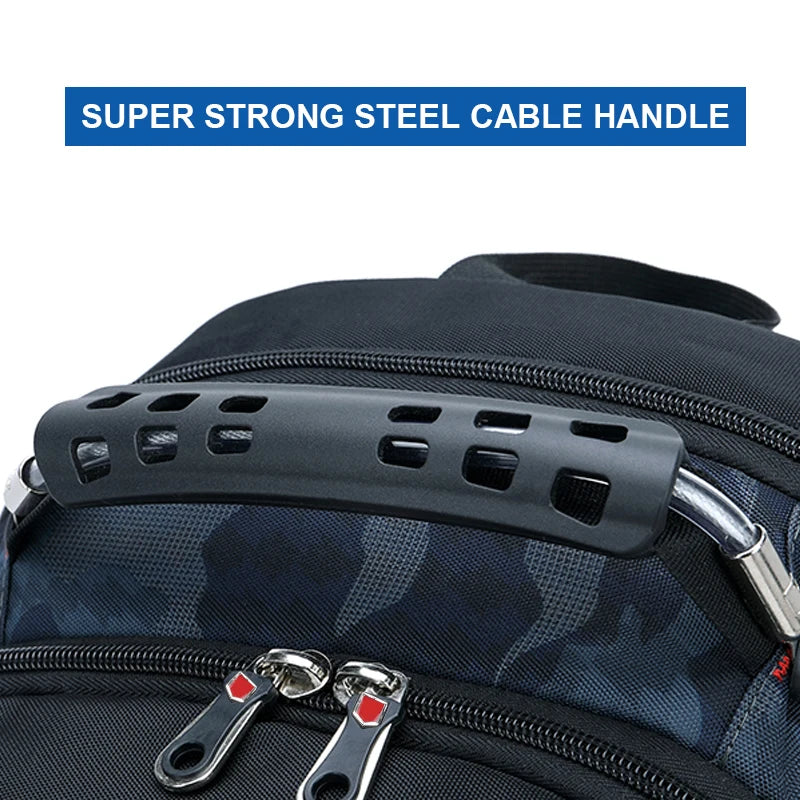 Brand Men's Backpack Anti-theft Waterproof 17inch Laptop Backpacks USB Charging Business Travel Backpack School Bag Male Mochila