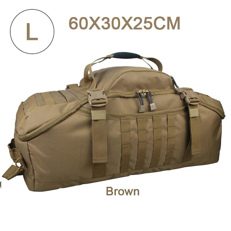 35L 50L 80L Outdoor Mountaineering Bag Molle Tactical Backpack Large Duffel Bag Hiking Camping Travel Bags