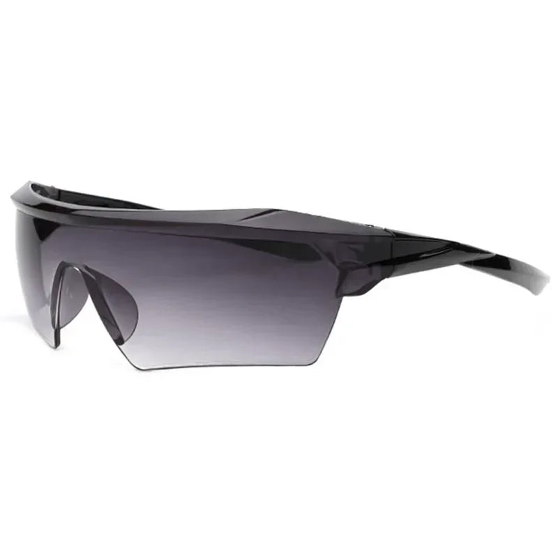 Sunglasses for Men New Semi Frame Integrated Sunglasses with Large Frame Glasses Luxury Sunglasses Women Gafas De Sol Mujer
