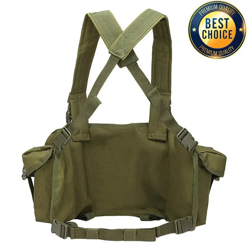 Tactical Vest MOLLE CS Training Equipment Hunting Chest Vest Security Quick Release AK Belly Pocket Vest Hunting Equipment
