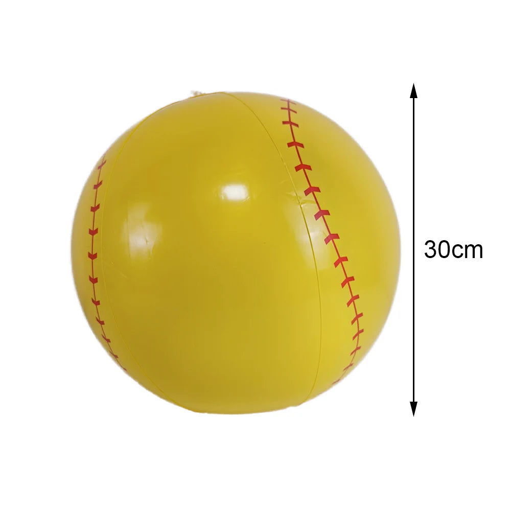 Kids Inflatable Baseball Bat and Ball Inflatable Toys Adult PVC Inflatable Baseball Outdoor Courtyard Garden Playing Play a Ball