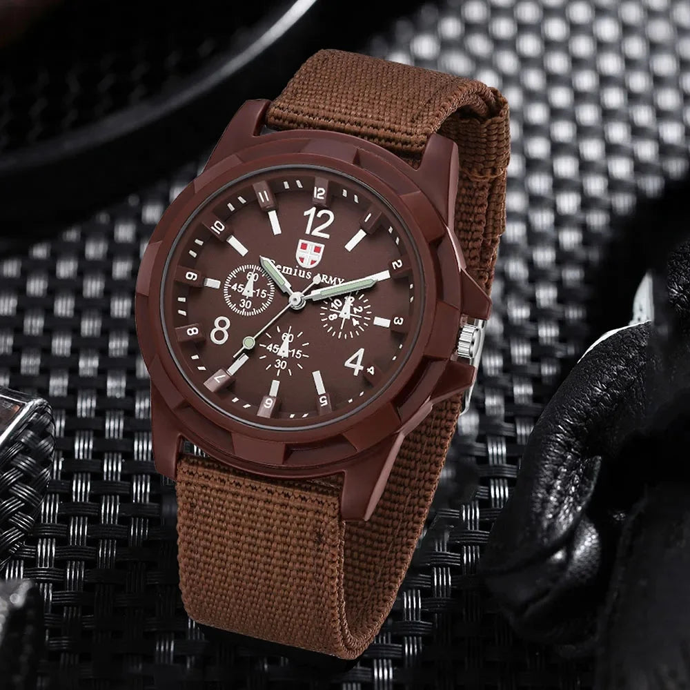2023 Watches Men Top Brand Luxury Casual Military Quartz Sport Wristwatch Soft Nylon Band Male Clock Watch relogio masculino