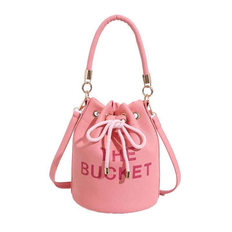 Women's Bag Portable Retro Women's Bag European And American Fashion Multifunctional Bag Women's New Bucket Shoulder Diagonal