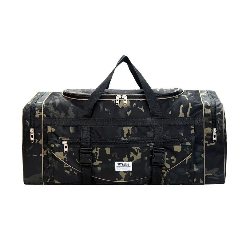 Large Capacity Male Fashionable Travelling Bag Nylon Camo Luggage Bags Storage Bags for Daily Travel and Business Trip Backpack